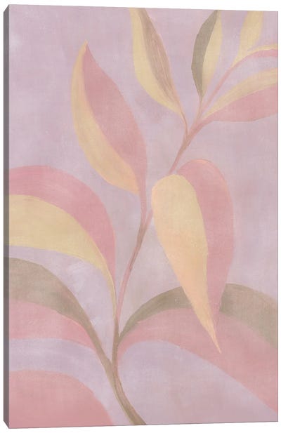 Haneul Leaves Canvas Art Print - blursbyai