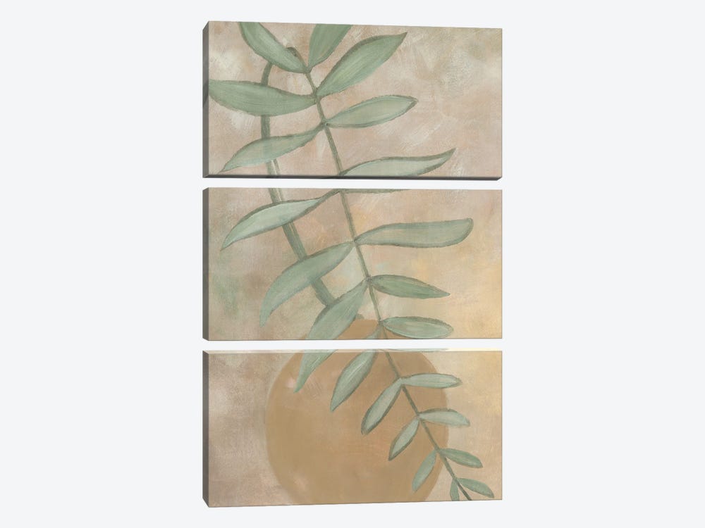 Sang Vase With Branch by blursbyai 3-piece Canvas Print