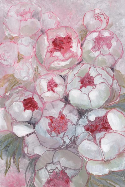 blursbyai: Nuria Painterly Peony Bouquet by blursbyai