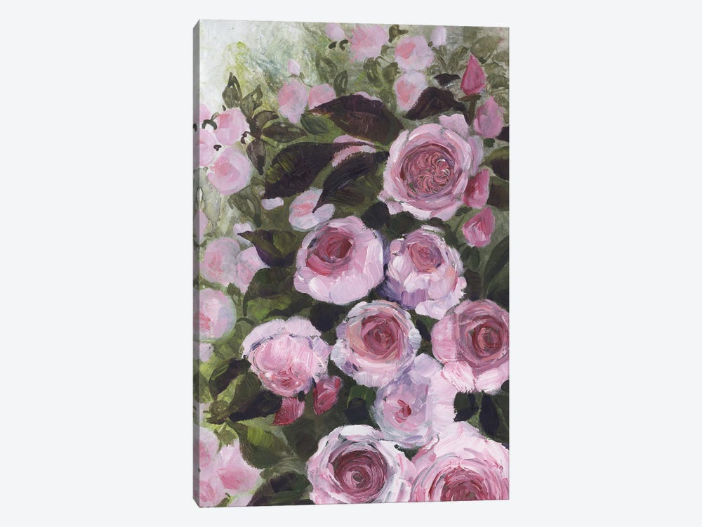 Aurorie Painterly Roses by blursbyai 1-piece Canvas Art