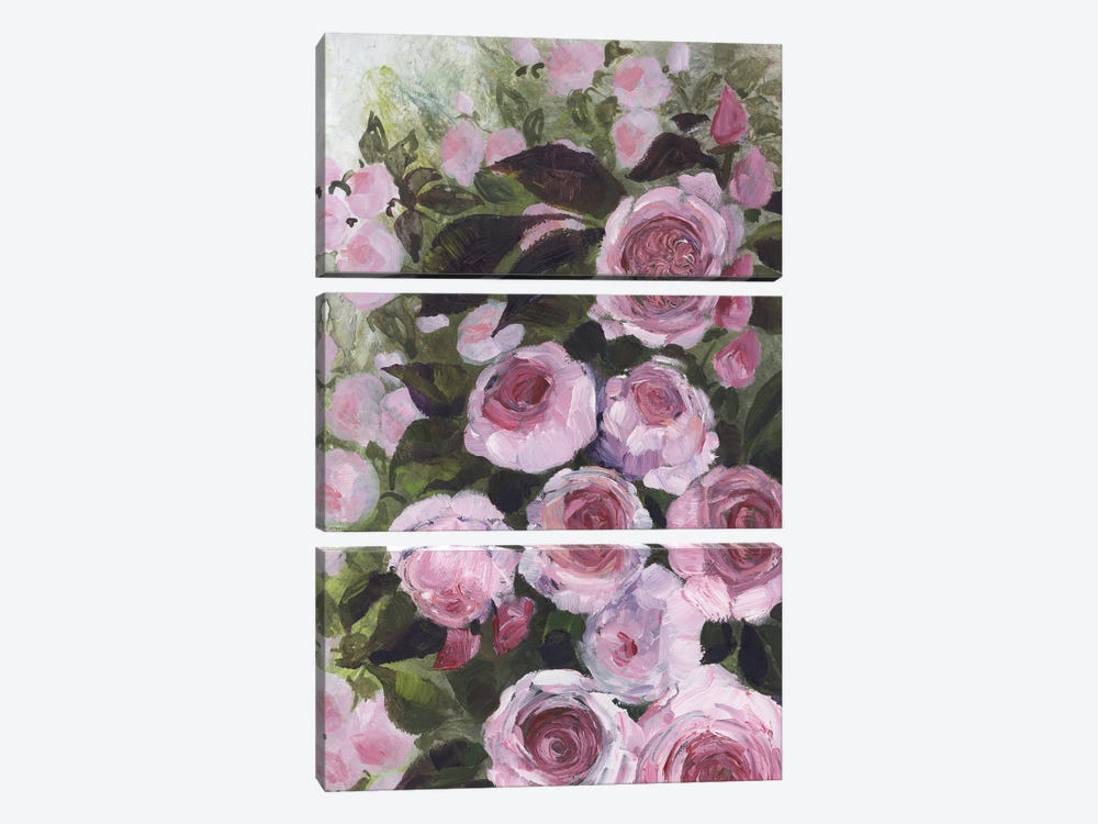 Aurorie Painterly Roses by blursbyai 3-piece Canvas Art