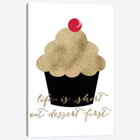Eat The Cupcake Canvas Print #RLZ55} by blursbyai Art Print