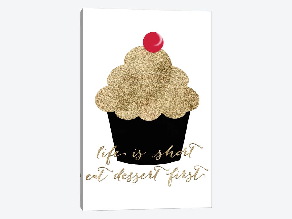 Eat The Cupcake by blursbyai 1-piece Canvas Art Print