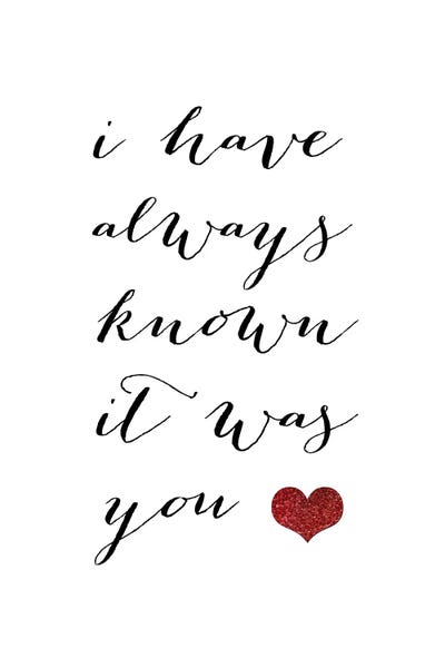 I Have Always Known It Was You by blursbyai art print