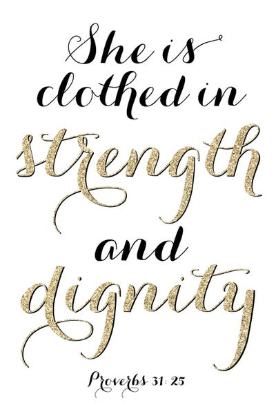 Clothed In Strenght And Dignity by blursbyai framed wall art