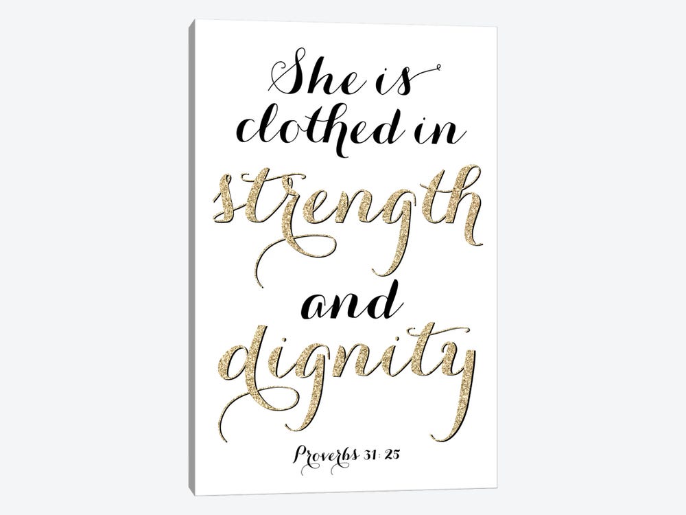 Clothed In Strenght And Dignity by blursbyai 1-piece Art Print