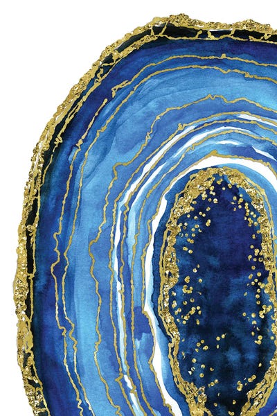 Agates, Geodes & Minerals: Geode I by blursbyai