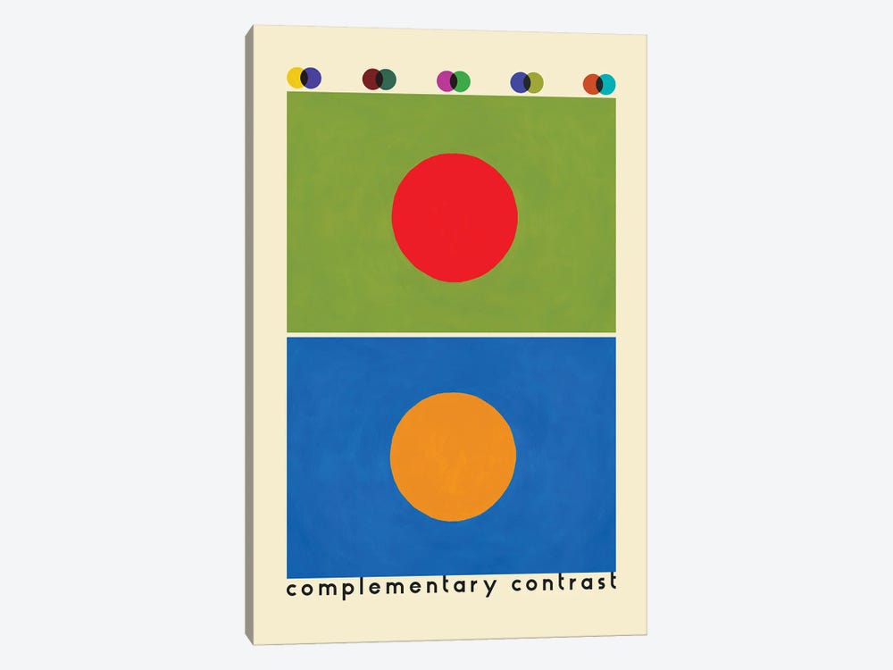 Complimentary Contrast by blursbyai 1-piece Art Print