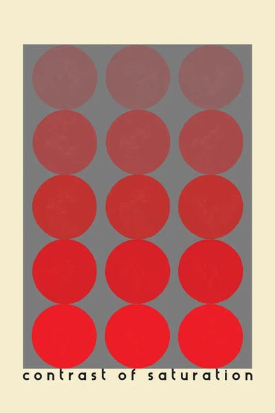 Bauhaus: Contrast Of Saturation by blursbyai