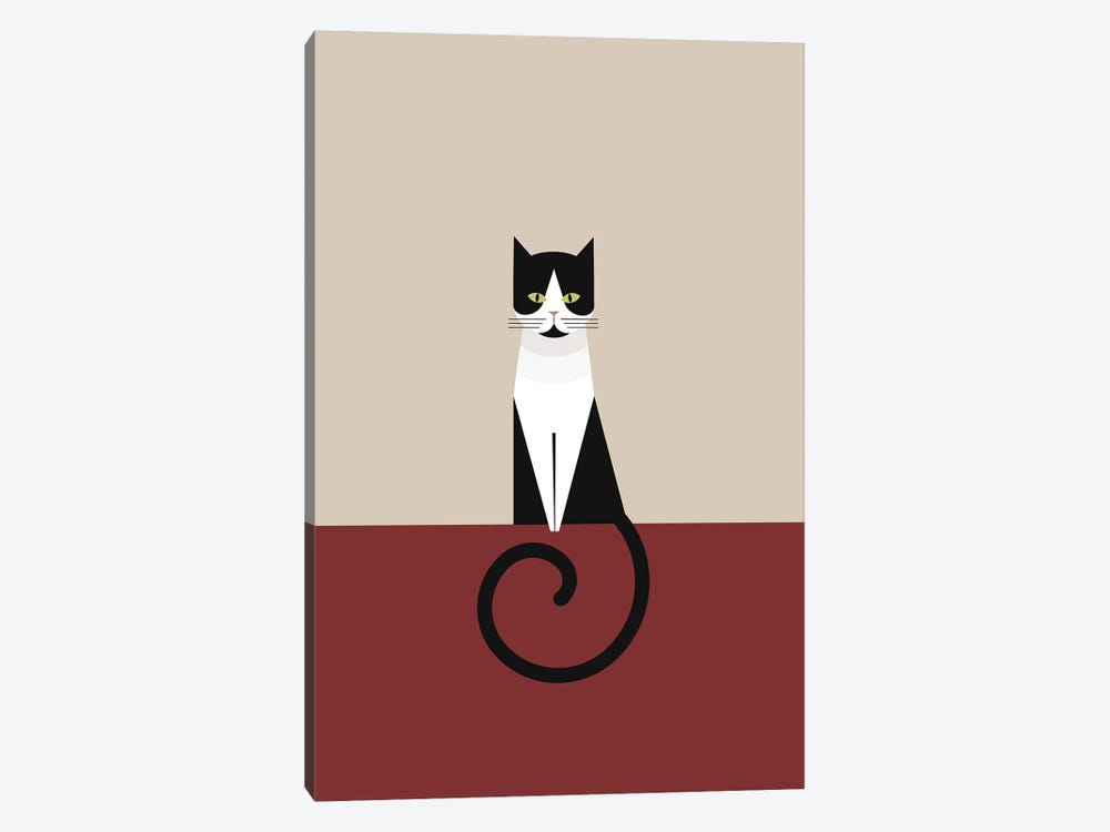 Coco As A Geometric Cat by blursbyai 1-piece Canvas Print