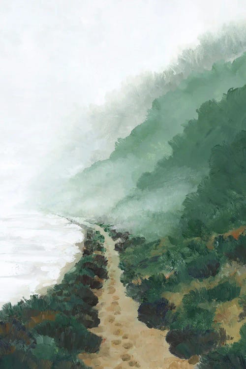 Edge In The Fog by blursbyai wall art