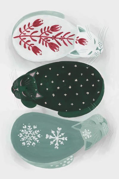 Scandicats - Cool by blursbyai art print