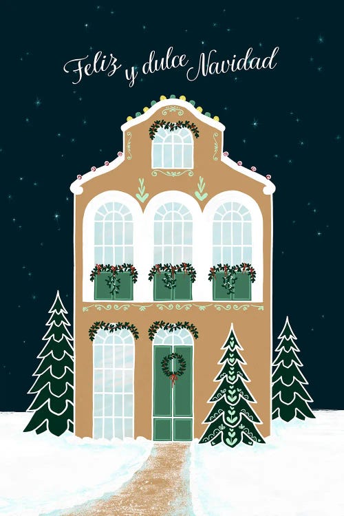 Feliz Y Dulce Navidad Gingerbread House