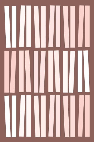 Shape Up: Mid Century Dancing Bars In Brown by blursbyai