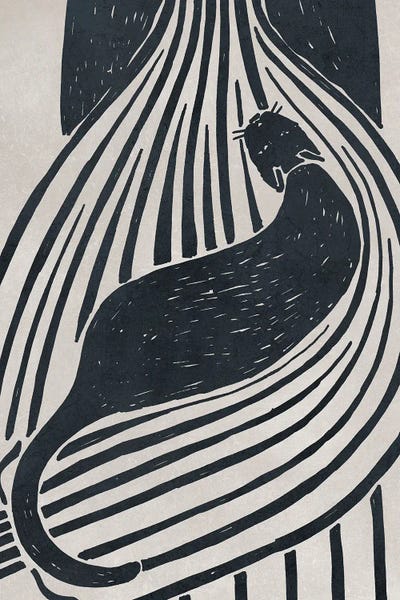 Marcela's Kitty by blursbyai wood print