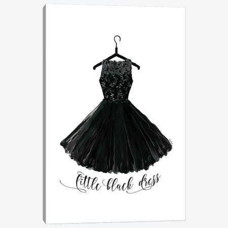 Little Black Dress In Hanger Canvas Print #RLZ94} by blursbyai Canvas Art Print