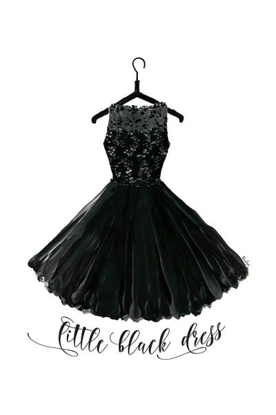 blursbyai: Little Black Dress In Hanger by blursbyai