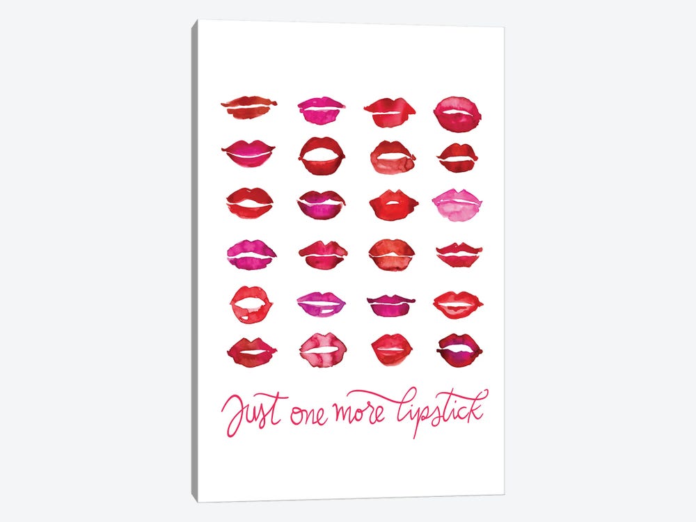 Just One More Lipstick by blursbyai 1-piece Art Print