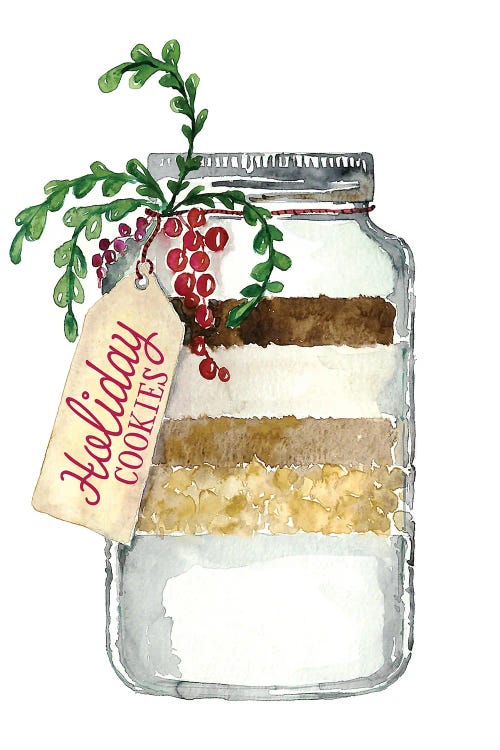 Holiday Cookies In A Jar