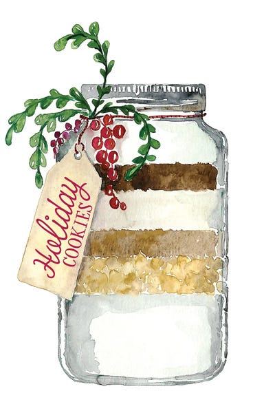 Holiday Cookies In A Jar