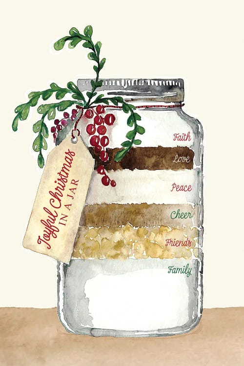 Recipe For A Joyful Christmas In A Jar