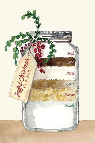 Holiday Eats & Treats: Recipe For A Joyful Christmas In A Jar by blursbyai