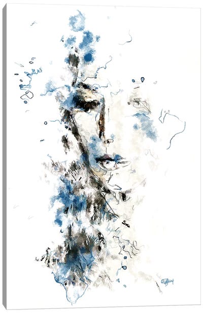 Envie De Ciel Bleu Canvas Art Print - Romain Bonnet