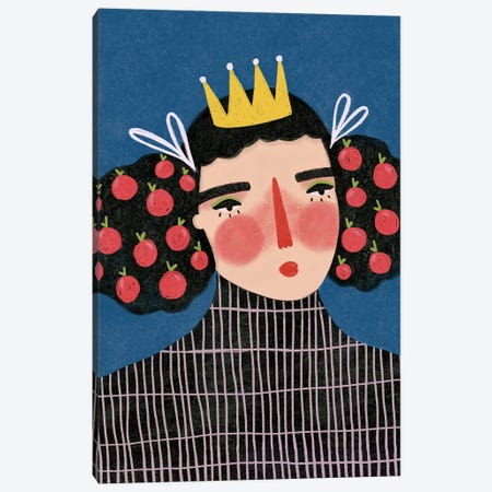 Spring Queen Canvas Print #RML15} by Renee Melia Canvas Wall Art