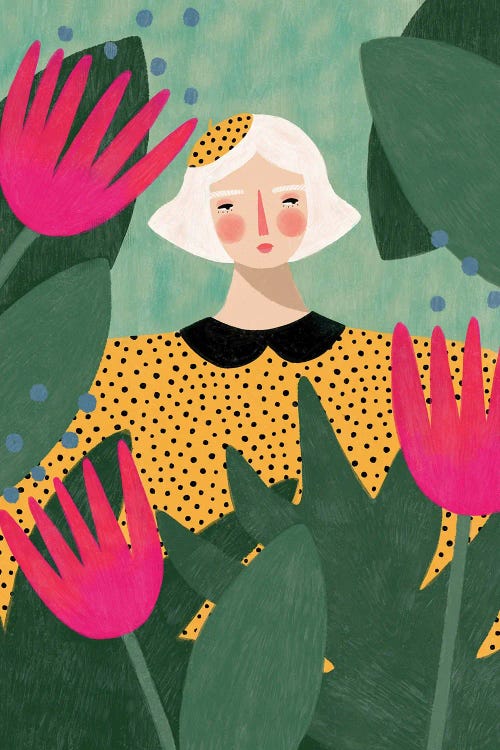 Jungle Lady by Renee Melia wall art