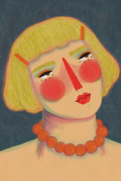 Golden Girl by Renee Melia art print