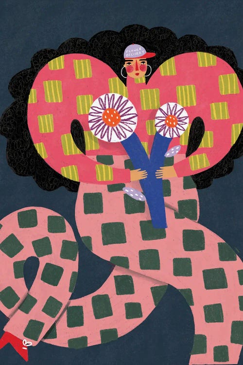 Flower Delivery by Renee Melia wall art