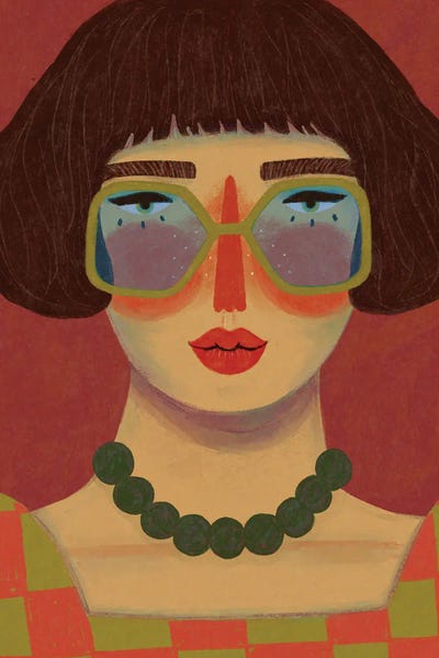 Retro Girl by Renee Melia canvas print