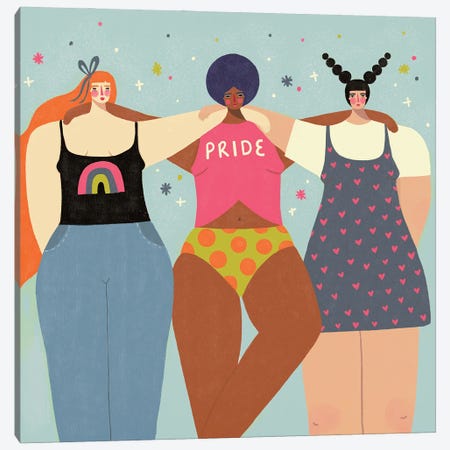 Pride Canvas Print #RML54} by Renee Melia Canvas Artwork