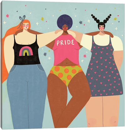 Pride Canvas Art Print - Disproportionate Body