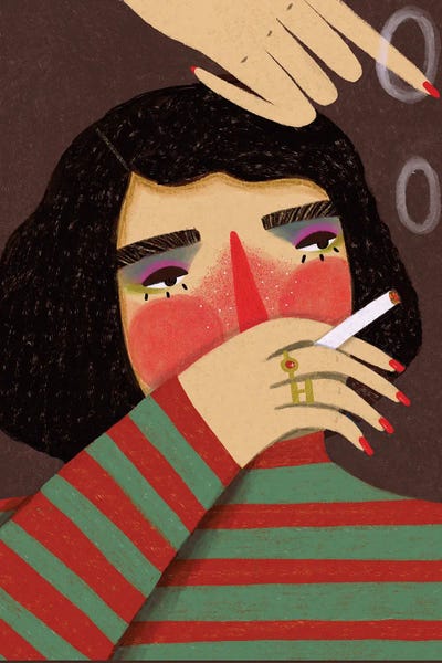 Smoke Rings by Renee Melia art print