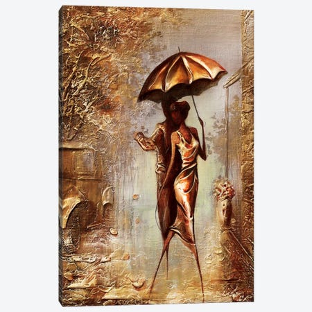 Dancing Under The Rain Canvas Print #RMN10} by Raen Art Print