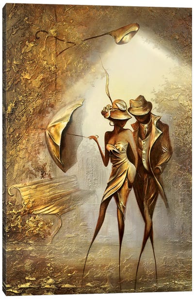 Under The Lights Canvas Art Print - For Your Better Half
