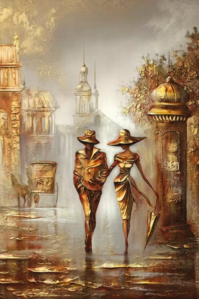 Large Scenic & Landscape Art - Canvas Prints: Warm Evening by Raen