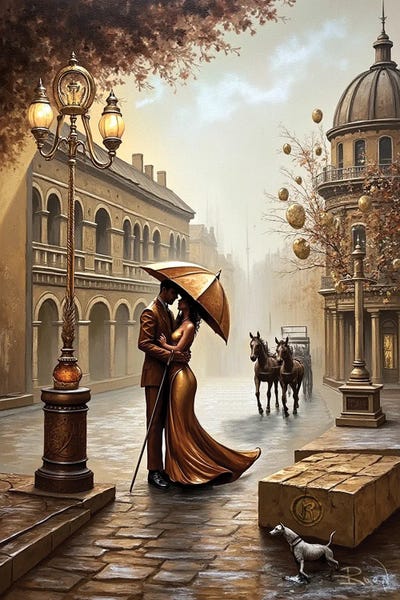 Umbrellas: Whispers Of Yesterday by Raen