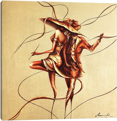 Dancing Canvas Art Print - Dancer Art