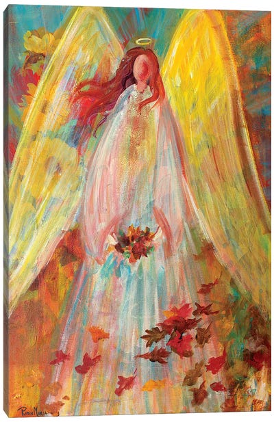 Harvest Autumn Angel Canvas Art Print