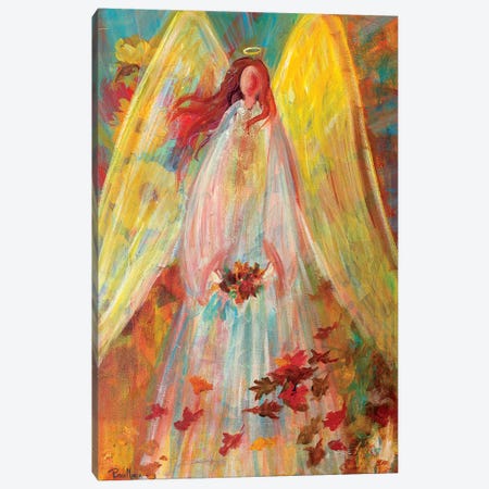 Harvest Autumn Angel Canvas Print #RMR19} by Robin Maria Canvas Print