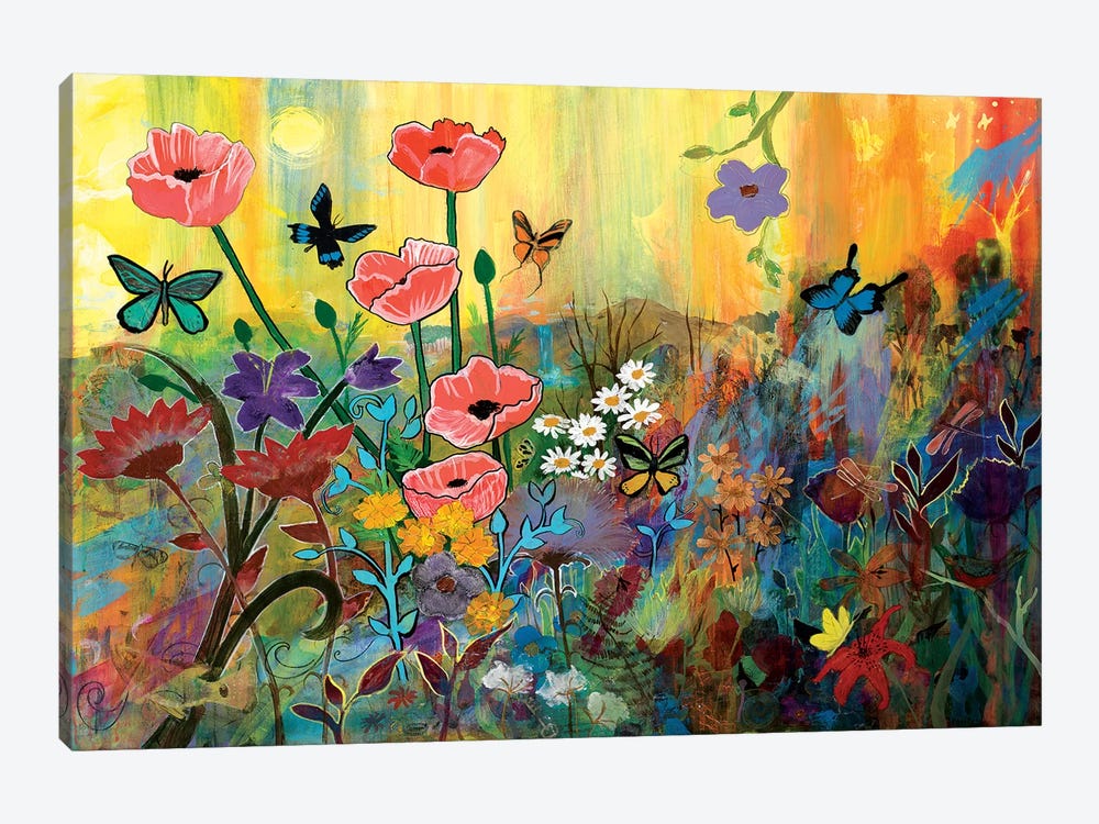 Pink Poppies in Paradise by Robin Maria 1-piece Art Print