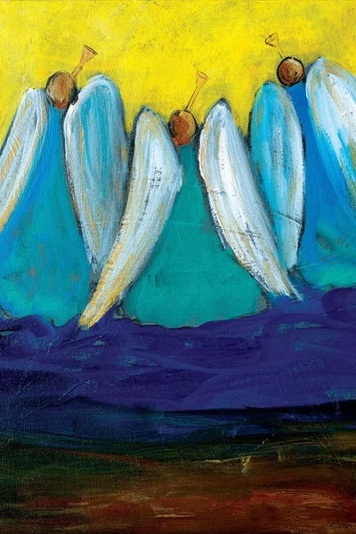 Wings: Three Trumpeting Angels by Robin Maria