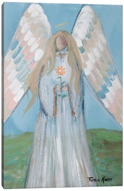 Angel in Spring Canvas Art Print