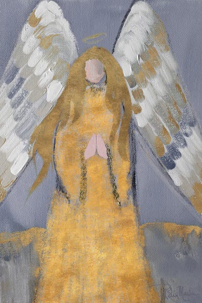 Gold and Silver Angel