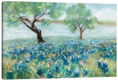 Green Fields I Canvas Art Print