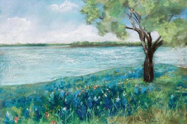 Lakes: Green Fields II by Robin Maria