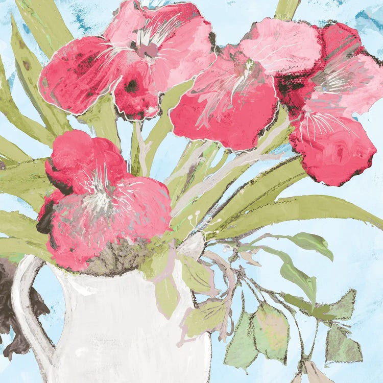 Spring Vase by Robin Maria canvas print