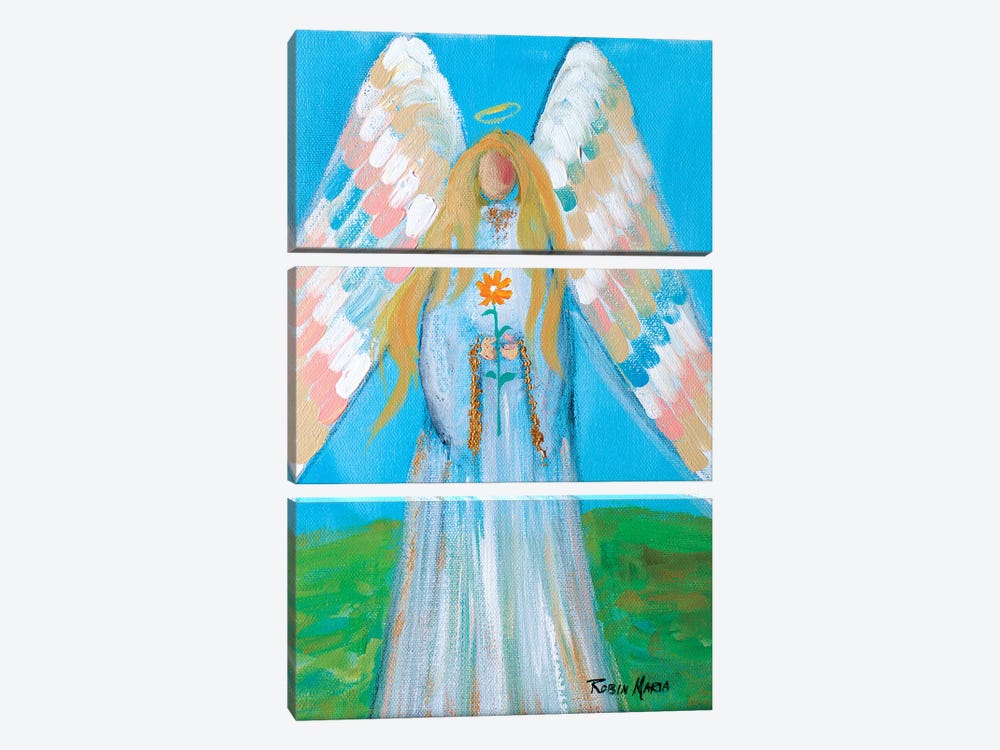 Angel of Spring by Robin Maria 3-piece Canvas Wall Art